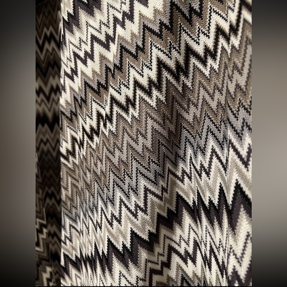 Vintage Havana Womens Tribal Cardigan Fall Zig Zag Pattern Sweater Sz L - Picture 4 of 8